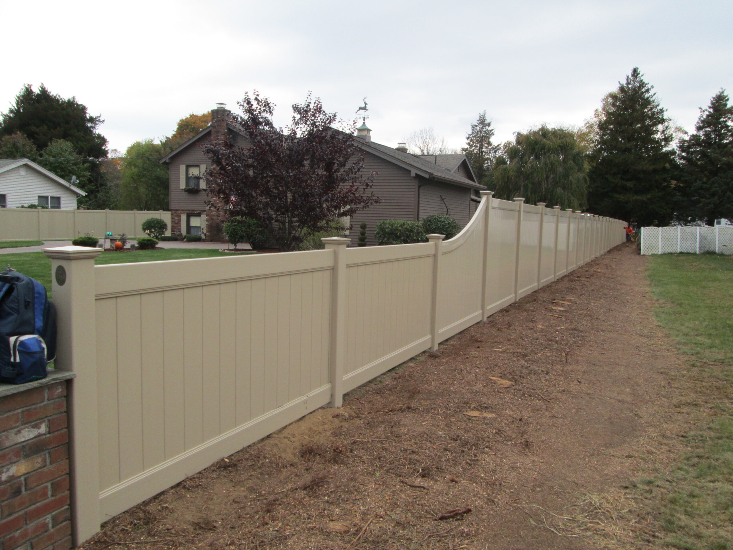 Residential fence project in Connecticut